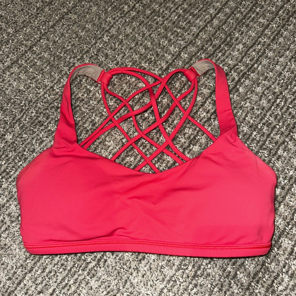 Lululemon Free to be Wild Bra Coral